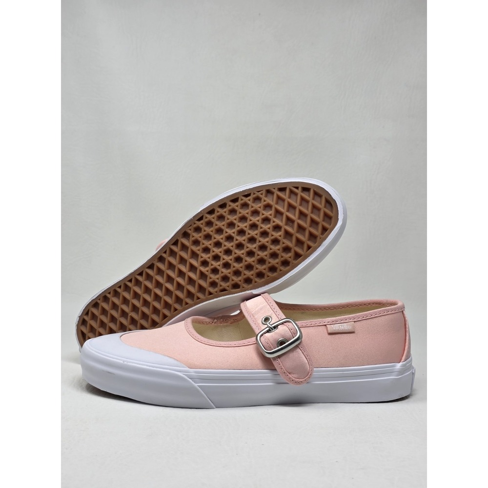 Vans Mary Jane Size 6 Womens Retro Shoes Ballerina Pink White Buckle New